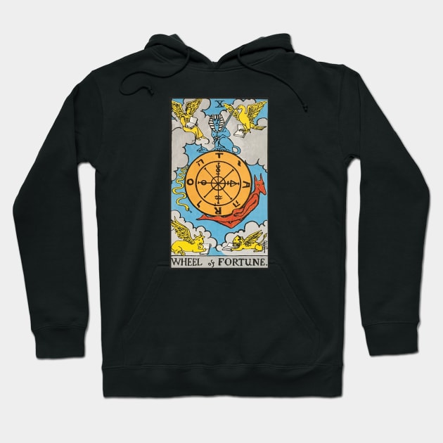 Wheel of Fortune Tarot Hoodie by Nate's World of Tees